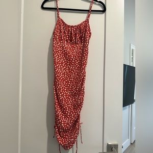 Brand new red floral dress
